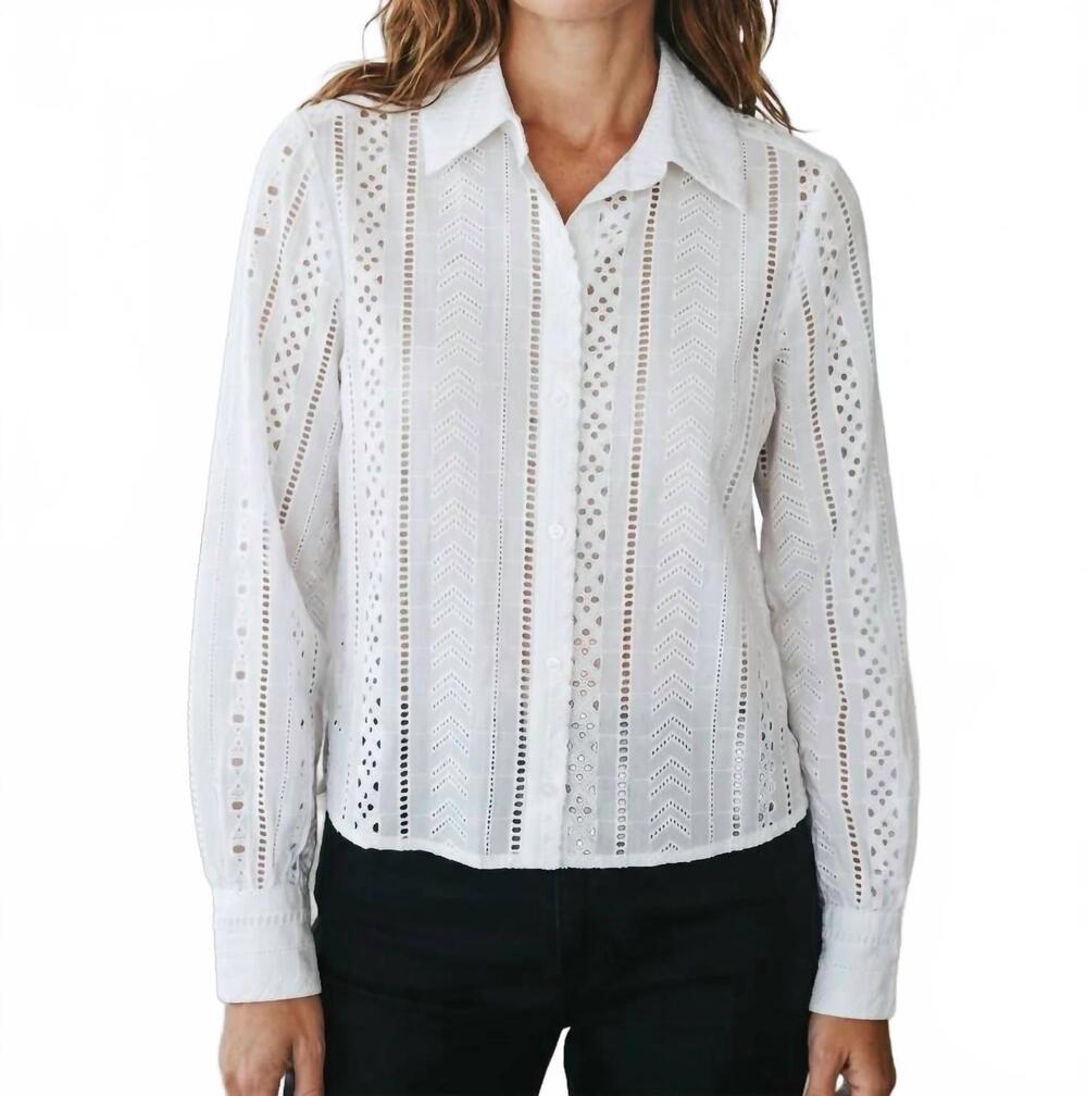 NEW DREW alexa top in ivory